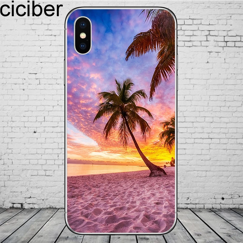 Чехол ciciber Beach Aloha для iPhone 11 Pro Max чехол телефона X XR XS 7 8 6 6S Plus 5 мягкий силиконовый из