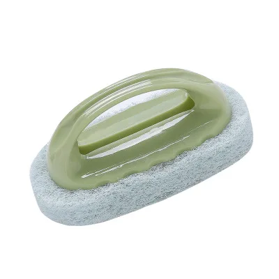 Green 1 шт. с ручкой щетка для ванны щетка для плитки обеззараживание кухни щетка волшебный горшок губка щетка для чистки - Цвет: Green