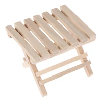 112 doll house wooden diy miniature furniture beach folding table for kids toys for mini furniture toys gifts for children