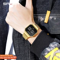sanda fashion mens watches touch screen led waterproof digital wristwatches women men electronic clock relogio masculino