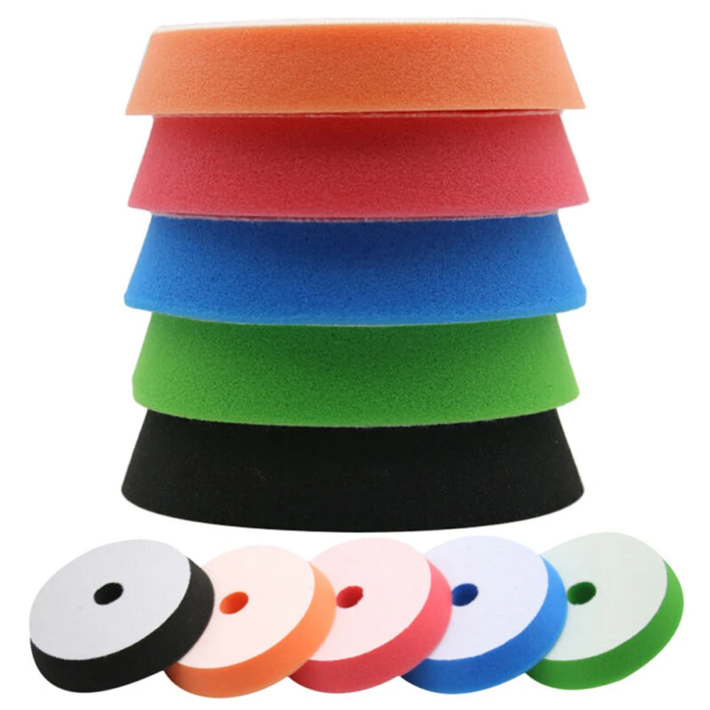 

Accessories Waxing Pads 5pcs Sponge Detailing Polishing Buffer Universal