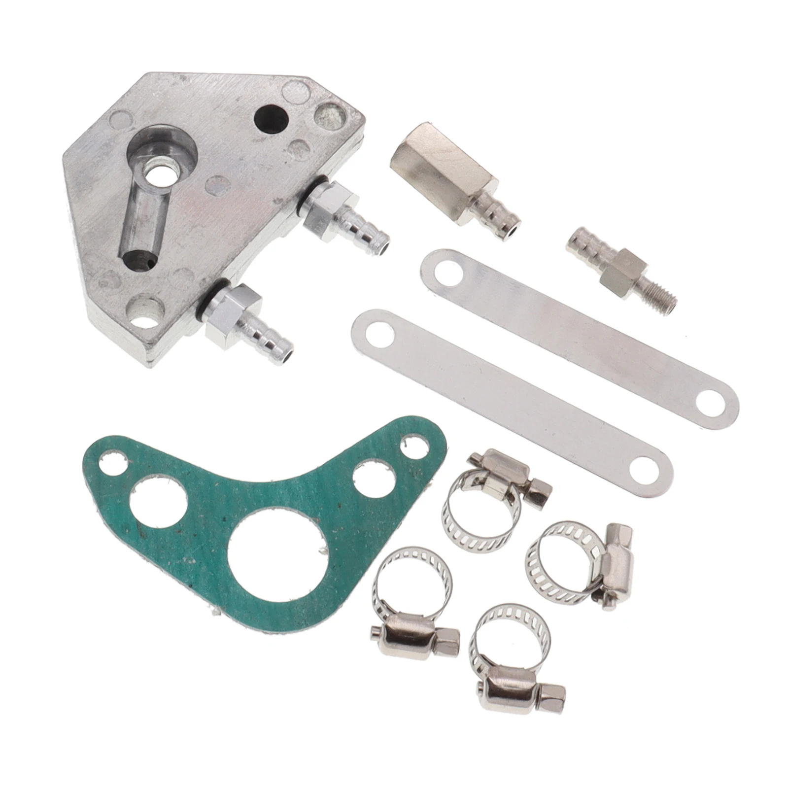 Универсальный мотоциклетный Алюминиевый Масляный радиатор двигателя с ЧПУ