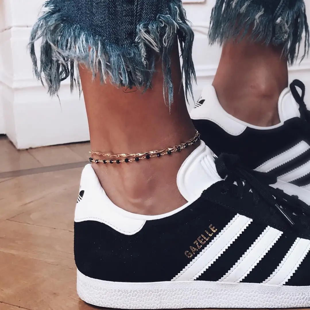 Винтажные стопы ретро браслет на ногу для женщин девушек цепочка очарование в