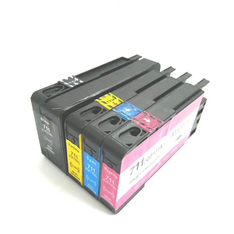Einkshop совместим с принтерами HP 711 XL CZ133A CZ130A CZ131A CZ132A чернильные картриджи для DesignJet T