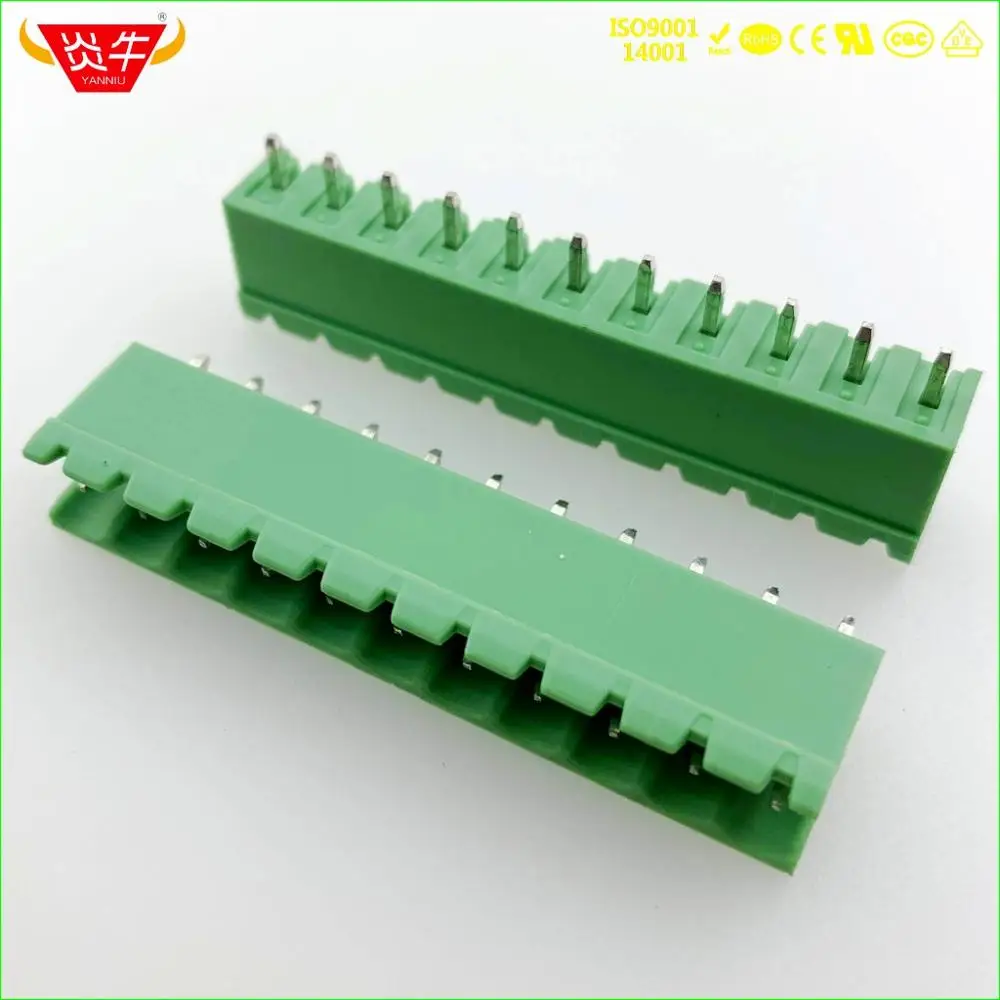 KF2EDGV 5,08 2P~ 12P разъем PCB вставной TEMINAL блок 2EDGV 5,08 мм 2PIN~ 12PIN MSTBV 2,5G 1758018 Феникс контакт DEGSON