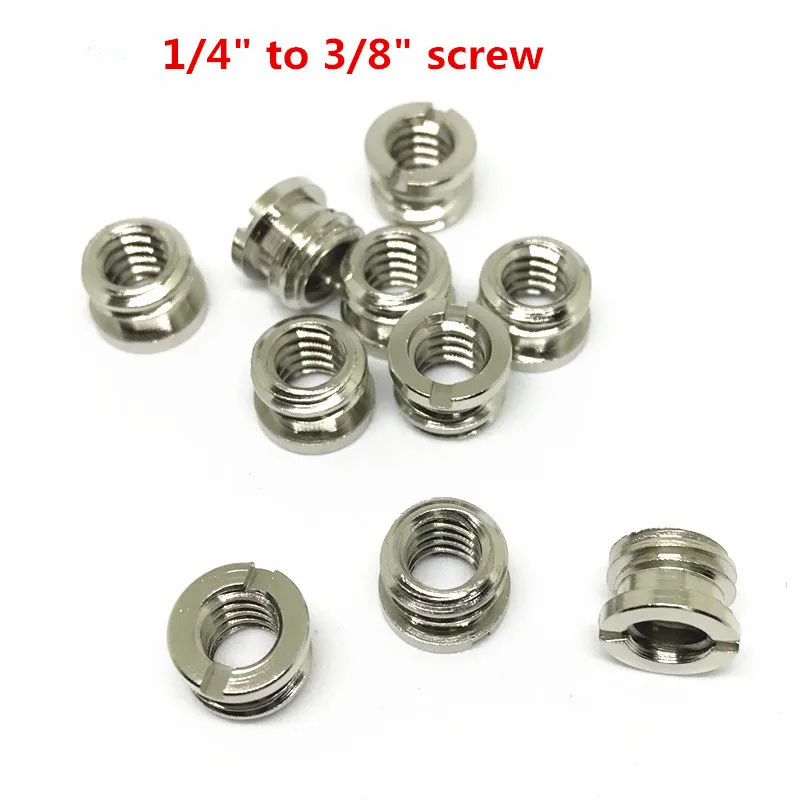 Винт адаптер Jadkinsta с резьбой 1/4 дюйма на 3/8 папа 10 шт.|screw adapter|adapter screwfor dslr |