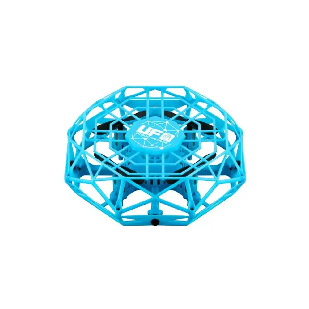 led blue Мини-Дрон Quad Индукционная Левитация НЛО светодиодный светильник usb зарядка дети подарок на день рождения игрушки для мальчиков девочек взрослых - Цвет: led blue