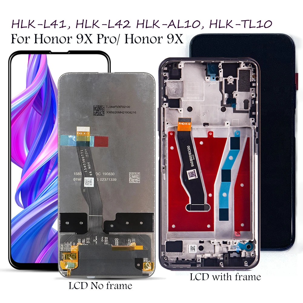 Дисплей для Honor 9X 9 X Pro HLK L41 & L42 AL10/TL10 ЖК дисплей 10 сенсорный экран запасные части