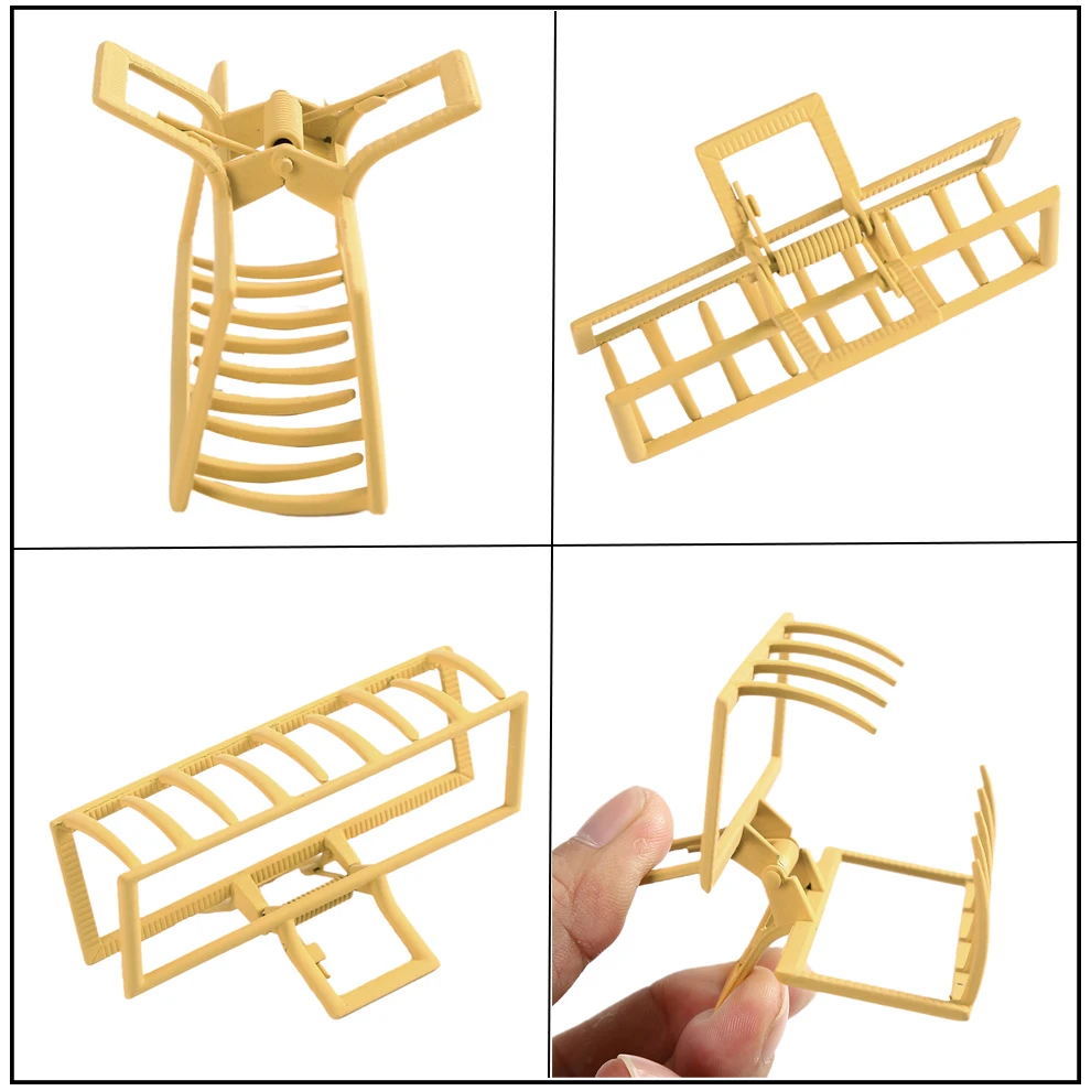 

Molans New Alloy Solid Color Hair Claws For Women Hair Clip Clamps Crab Girls Barrettes Ponytail Holder Fashion Hair Accessories