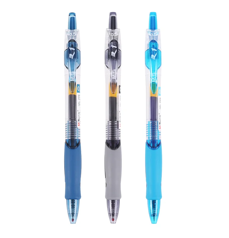 Ручка с гелевыми чернилами M & G R1 Классическая роликами 0 5 наконечника Офисная и