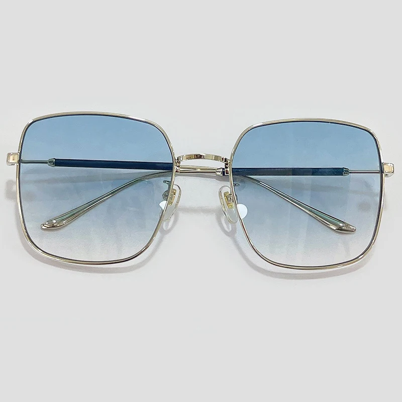 

Classic Square Sunglasses Women Men 2021 Brand Designer Retro Metal Frame Colorful Sun Glasses For Female UV400 Oculos Feminino