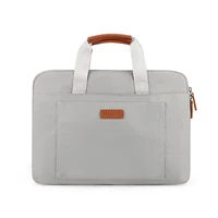 women fashion waterproof briefcase simple solid color handbag 1415 6 inch laptop bag new shoulder bag for female