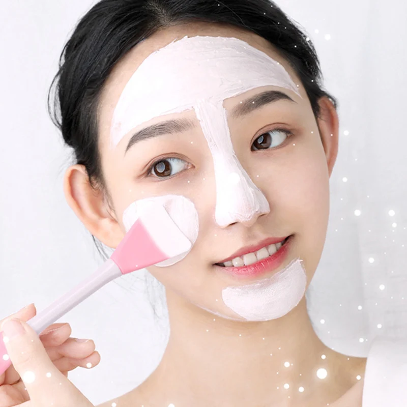 

3 Color Facial Face Mask Brush Women Fashion Silicone Mask Mud Mixing Brush Tool Soft Women Skin Face Care Tool For Cosmetic