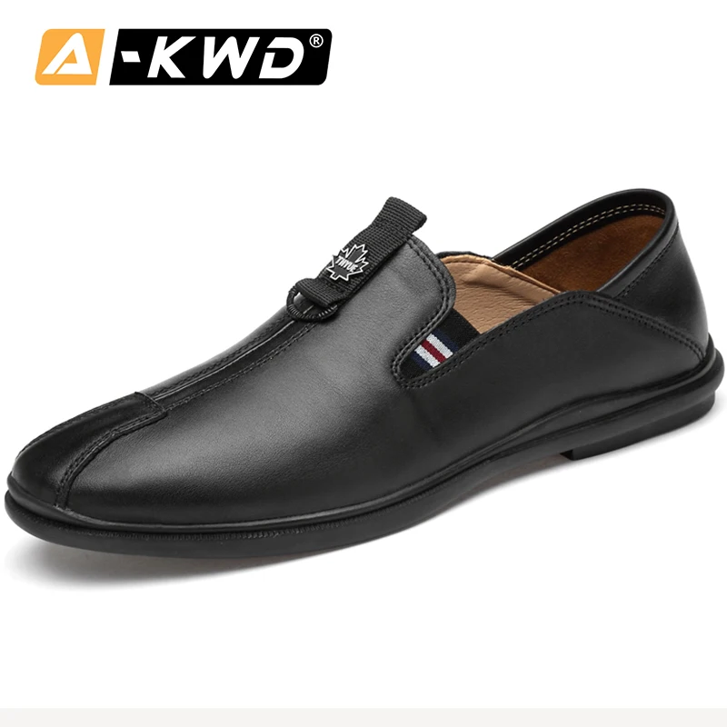 

Genuine Leather Lofers for Men Mocasines Casual Male Shoes Men Loafers Shoes Fashion Designer Shoes Men Luxury 2019 Slip-on Shoe