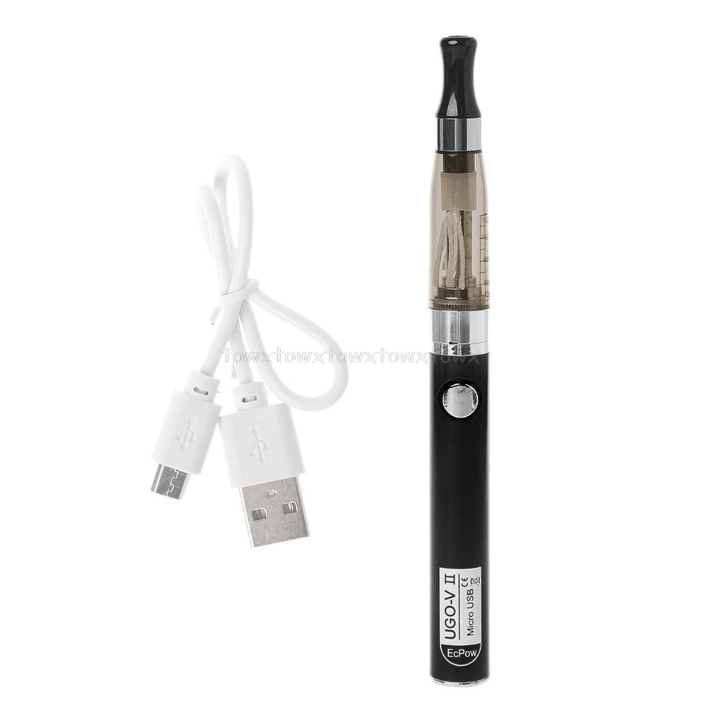 Черный 650 мАч батарея электронная сигарета с Ce4 испаритель распылитель Vape Комплект для Ugo-V2 S11 19 Прямая поставка - Цвет: Черный