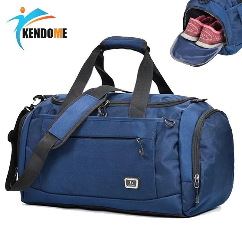 Hot Outdoor Professional Large Sports Bag Gym Bag Men Women Independent Shoes Storage Training Bag Portable Shoulder Fitness Bag
