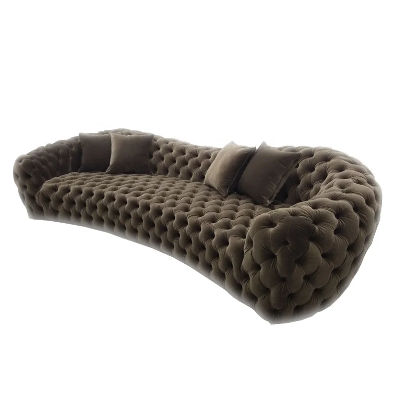 

European Ltalian Luxury living room fabric sofa sets Modern Furniture Factory Wholesale