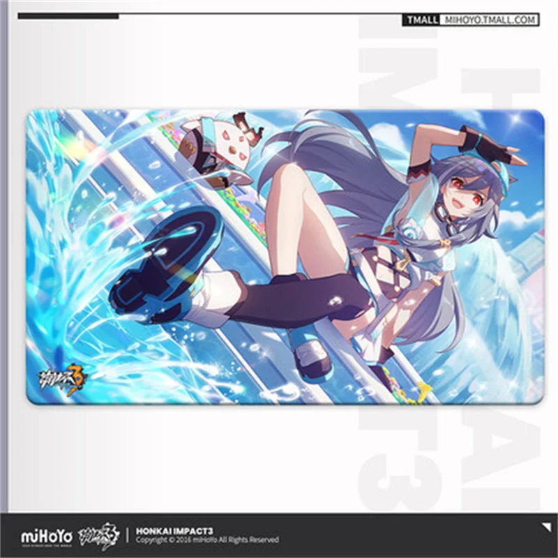 

Anime Game Honkai Impact 3 COSPLAY Valkyrie CG Large Mouse Pad Table Mat Midsummer Raid 4th Anniversary Celebration Yae Bronya