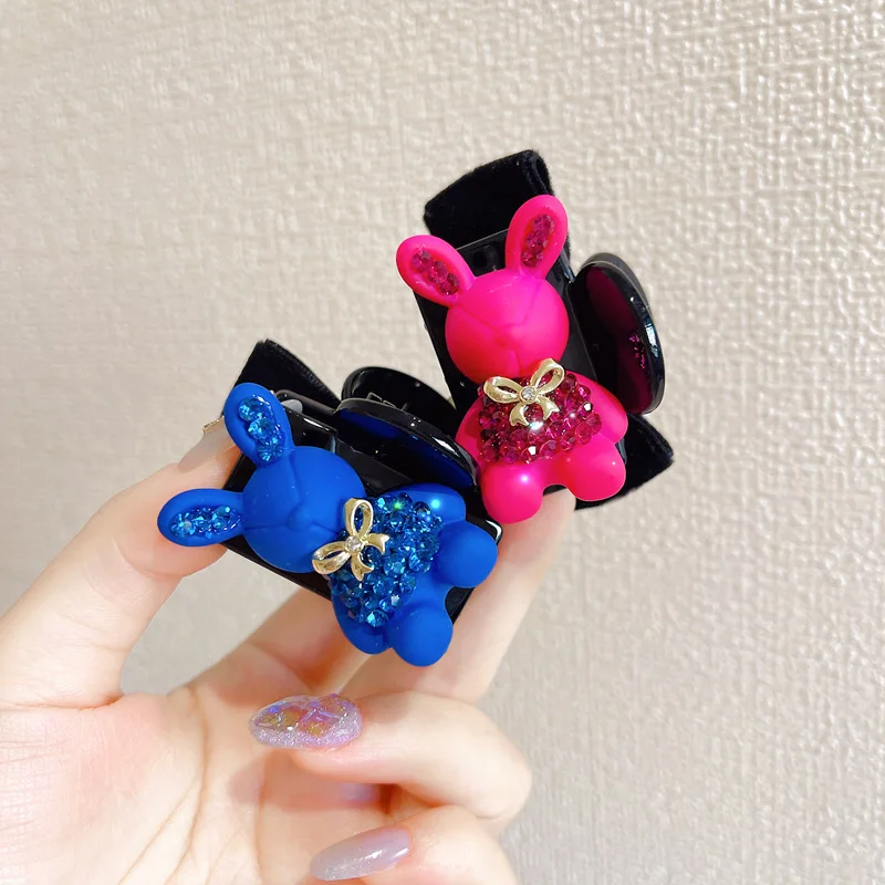

Hair Claw for Women Girl Rabbit Bunny Clip Korean Handmade Fashion Head Accessories Mujer Wholesale
