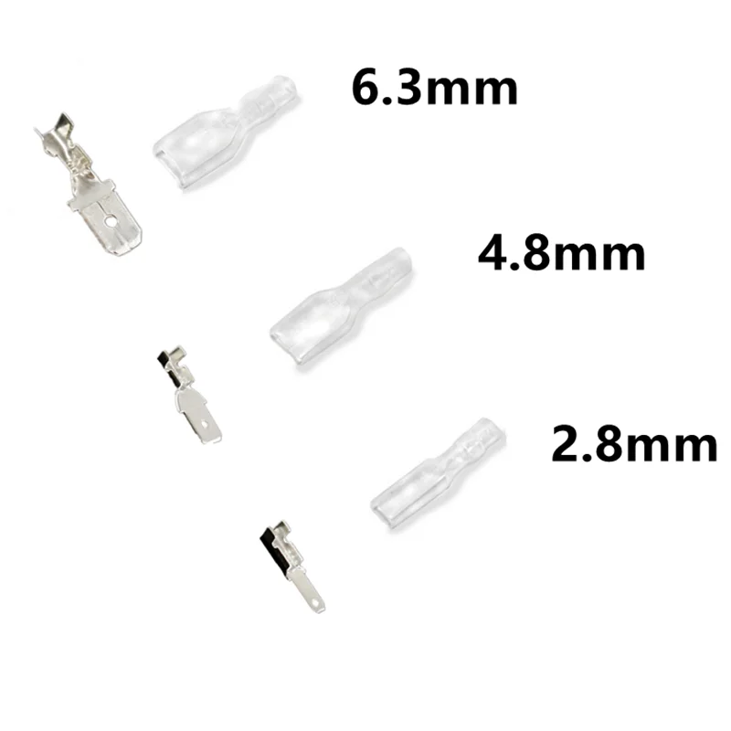 20 комплектов холоднопрессованных концевых соединителей 6 3/4 8/2 8 мм. Гнездо/штекер