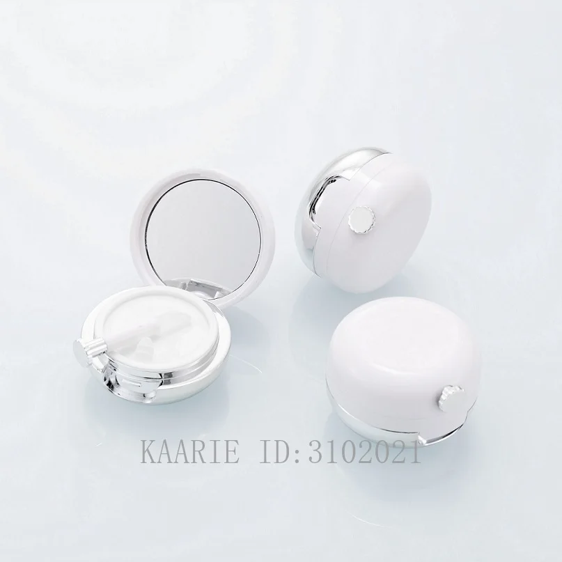

13g 10/20/30pcs White Empty Plastic Lipstick Container Case with Lip Brush Mirror,DIY Round Cosmetic Tube for Lip Mask Lip Balm