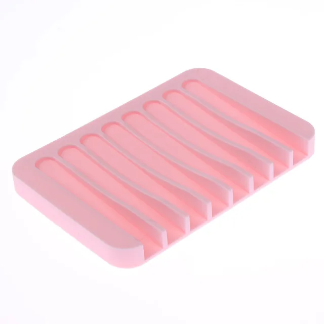 Silicone 5 1 шт. креативная Ванная комната Водопад мыло блюдо для хранения конфетного цвета мыльные тарелки лоток держатель Чехол контейнеры всасывающий держатель для мыла - Цвет: Silicone 5