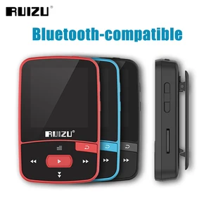 Спортивный мини MP3-плеер Ruizu X50, Hi-Fi музыкальный плеер с поддержкой 8 ГБ, совместим с Bluetooth, FM, пошаговая запись, электронная книга, TF-карта