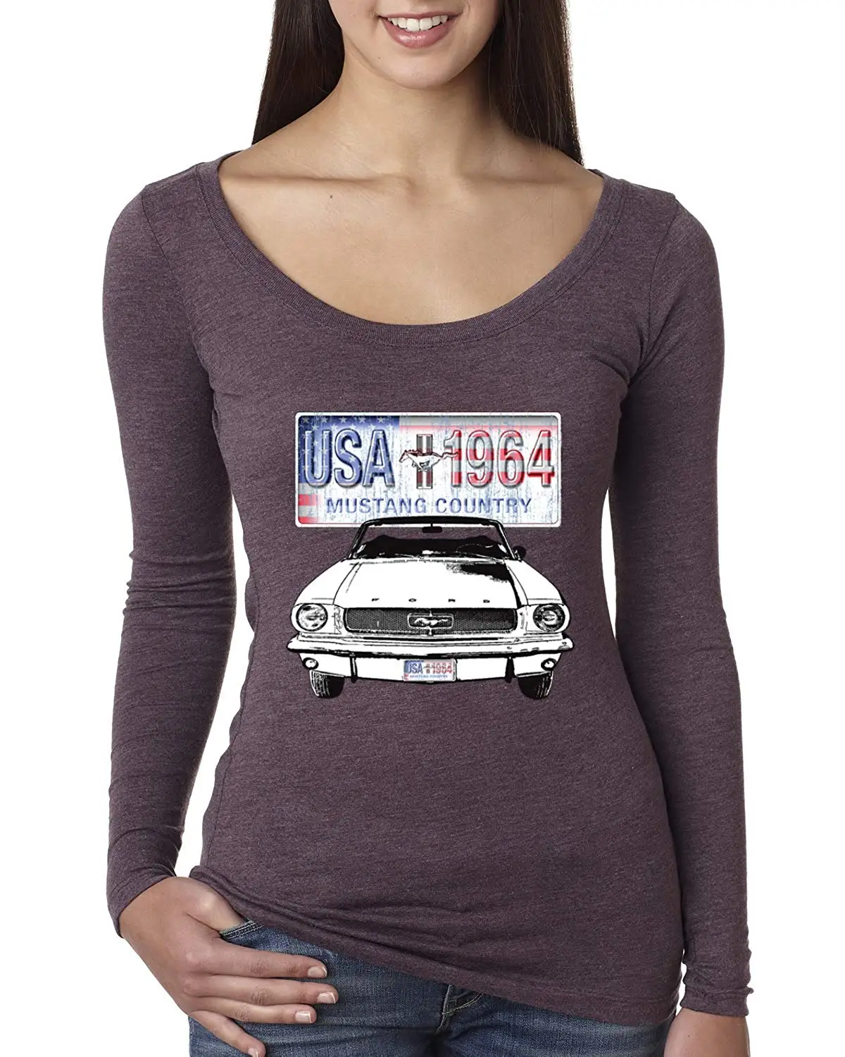 Ford Mustang страна США 1964 винтажные американские номерные знаки | женские автомобили