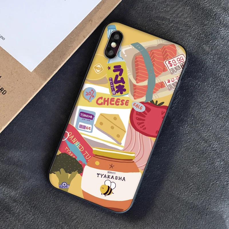 Yinuoda Kawaii Чехол для мобильного телефона с японской клубничкой молоком напитком Apple
