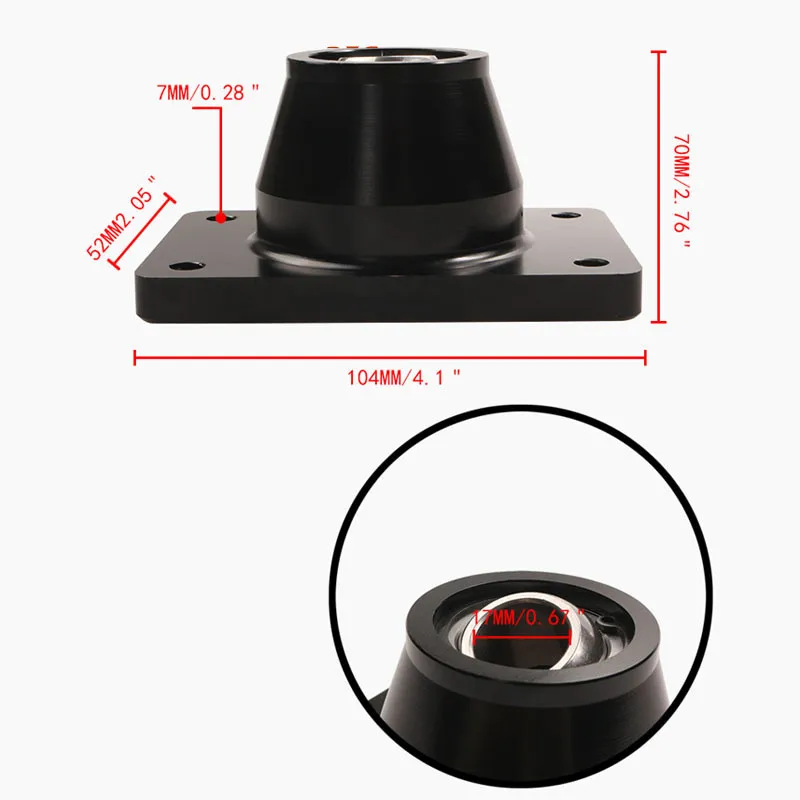 Автомобильный MT рукоятка для рычага переключения передач Ручка палка база Peugeot 106