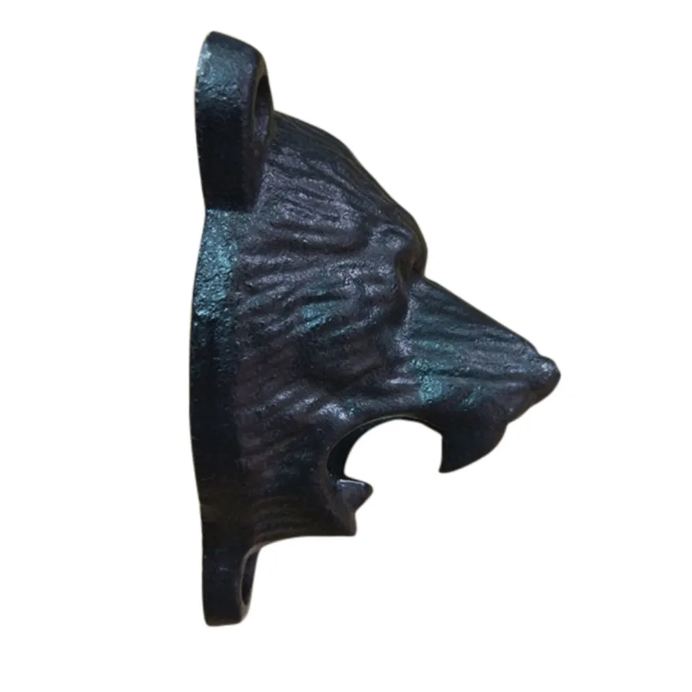 Familysky ручной открывалка для бутылок голова медведя чугунная оригинальной формы