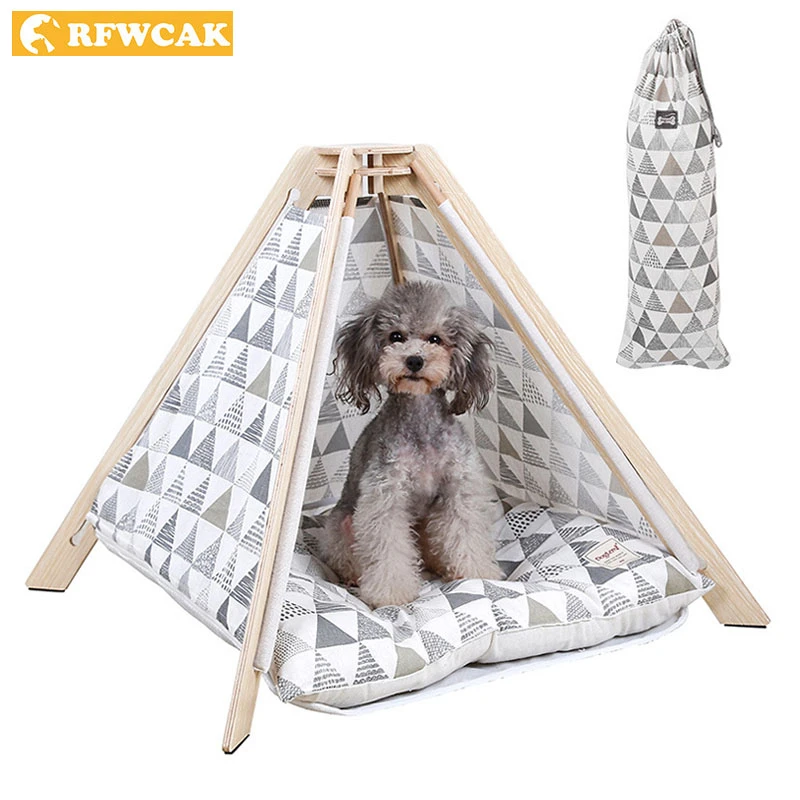 RFWCAK палатка для домашних животных собака кровать кошка игрушка дом складная