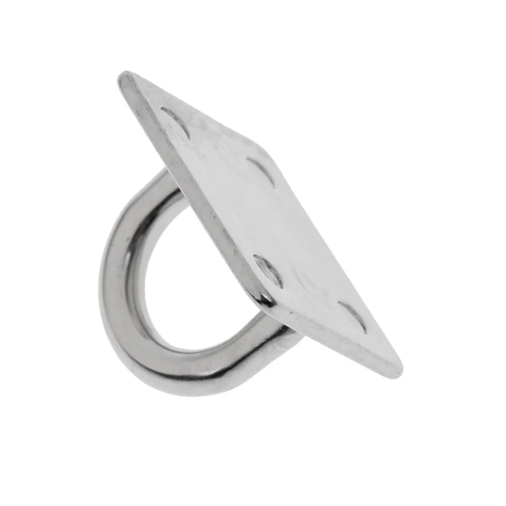 Сверхмощный 304 Нержавеющая сталь квадратная накладка на глаза пластина тенты