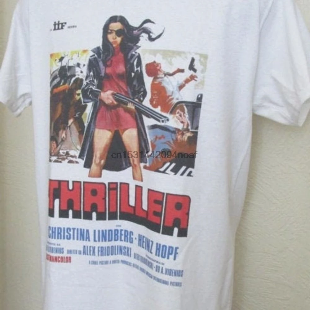

Thriller A Cruel Picture T Shirt They Call Her One Eye Movie Poster Graphic Tee Men & Women New 441