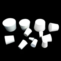 chemistry laboratory 000 to 10 white rubber stopper for glass flasktest tube rubber cap drain pipe seal plug choke plug