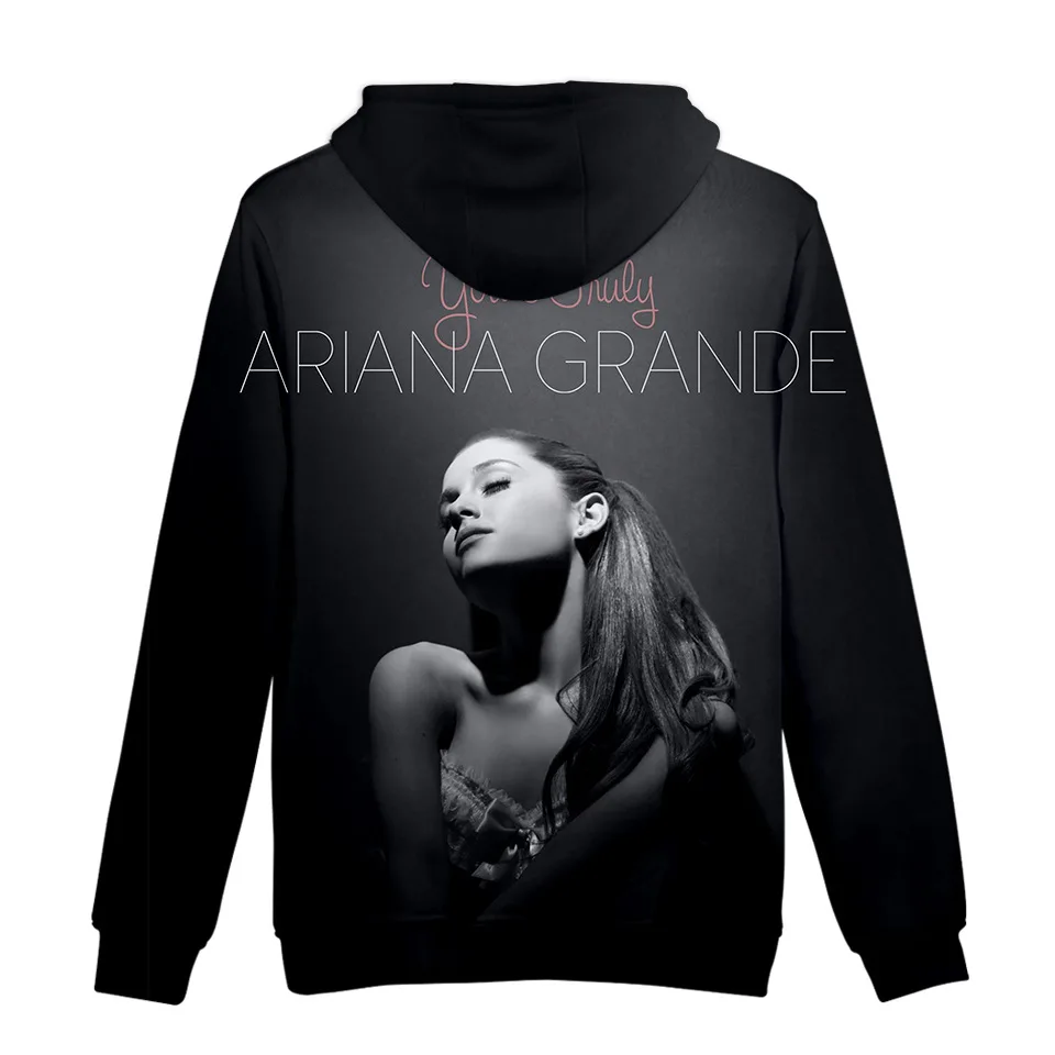 Милые Удобные толстовки Ariana Grande 3D для женщин/мужчин СПАСИБО следующая певица Ариана Гранде 3D Harajuku девушка толстовки