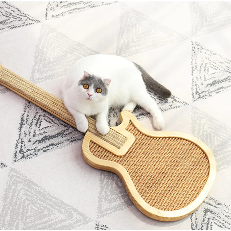 Доска для кошачьих царапин с присосками котята лазания когтеточные сизальные