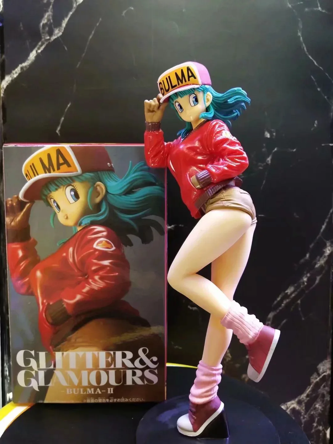 Аниме Жемчуг дракона Bulma красные Синие Одежда Броня боевой версии Ver Dragon Ball