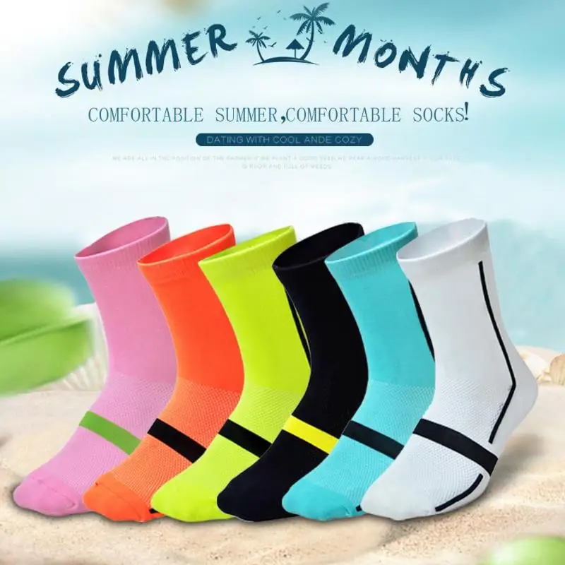 Носки дышащие унисекс для спорта на открытом воздухе Длинные мужчин и женщин