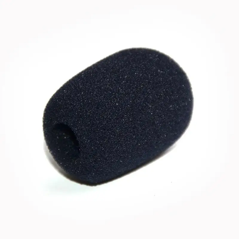 

10PCS/set Black Replacement Foam Covers Windscreen Windshield Sponge Covers for Headset Microphone Mic Cover