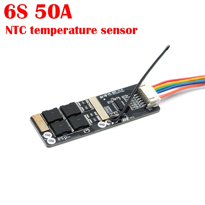 Защитная плата аккумулятора NTC 6S 7S 10S 24V 30A 40A 50A защиты литий-ионного литиевого 25 2 V