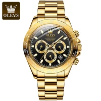 olevs top brand mens automatic mechanical watch deep waterproof stainless steel strap scratchproof men automatic wristwatch