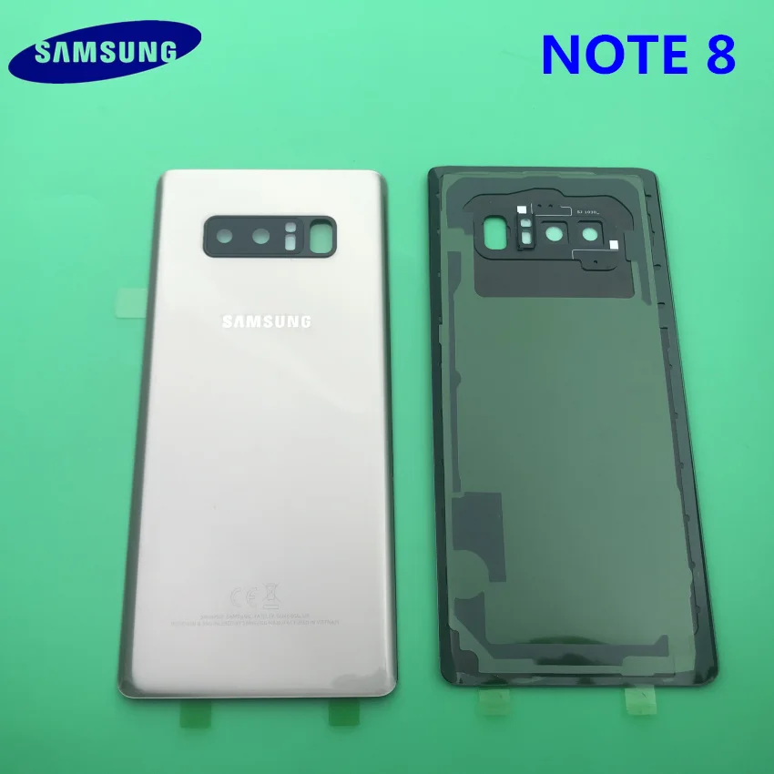 Note8 полный корпус чехол задняя крышка+ Передний экран стекло объектив+ средняя рамка для samsung Galaxy Note 8 N950 N950F полные части