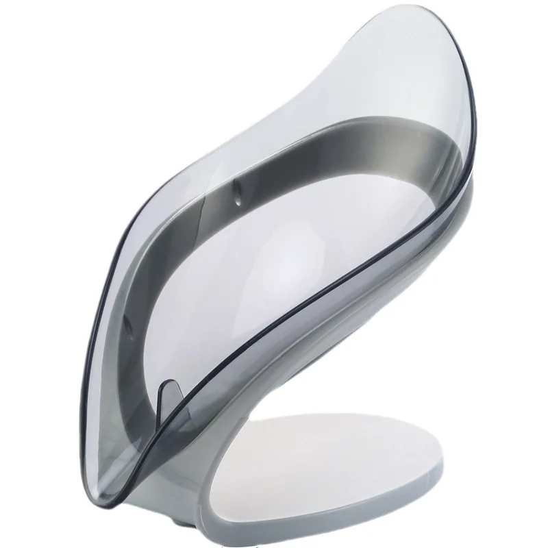 Bathroom Soap Holder Leaf Shape Box Kitchen Dish Storage Non-slip Drain Case Container accessorie | Дом и сад