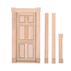 1 шт. 112 деревянная модель кукольного домика сделай сам, аксессуары, игрушки, миниатюрная деревянная дверь, интерьер