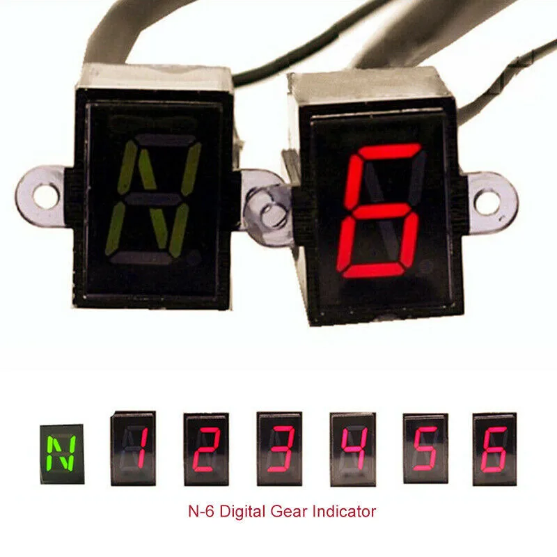 

0.03KG Gear Display 12V 2.2*1.5*2.1 Cm Accessary LED Motorcycle Part Trim