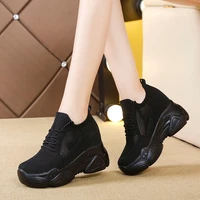 invisible high heels thick soled sports shoes womens breathable mesh socks womens 2021 spring casual shoes zapatos de mujer