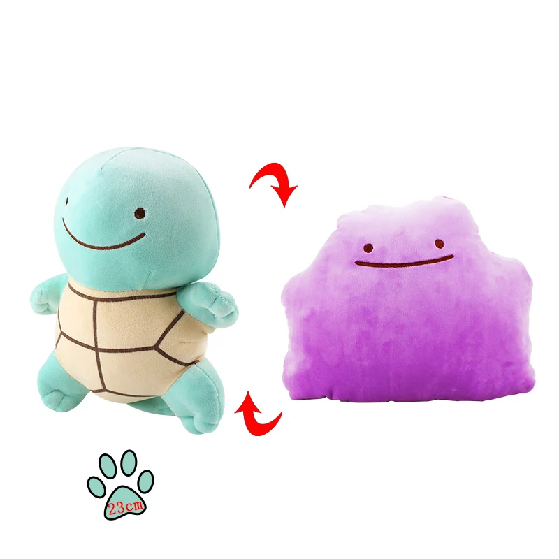 30 см Ditto переносная плюшевая игрушка чармандер, Сквиртл Bulbasaur Lapras Snorlax Gengar Poliwag clefey мягкие подушки для куклы