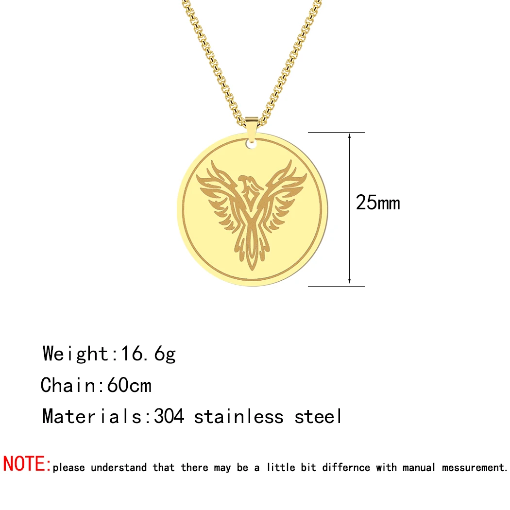 Nedar Бог Солнца Птица Феникс Кулон Ожерелье Мужчины Женщины Ключицы Цепи
