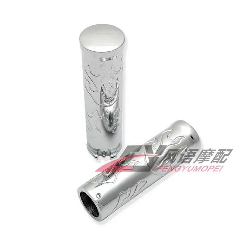 

Universal motorcycle handles Metal Flame Pattern Refitting Accessories for Halley 883 1200 Honda Shadow VTX1300 1800 Kawasaki